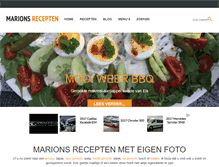 Tablet Screenshot of marionsrecepten.nl